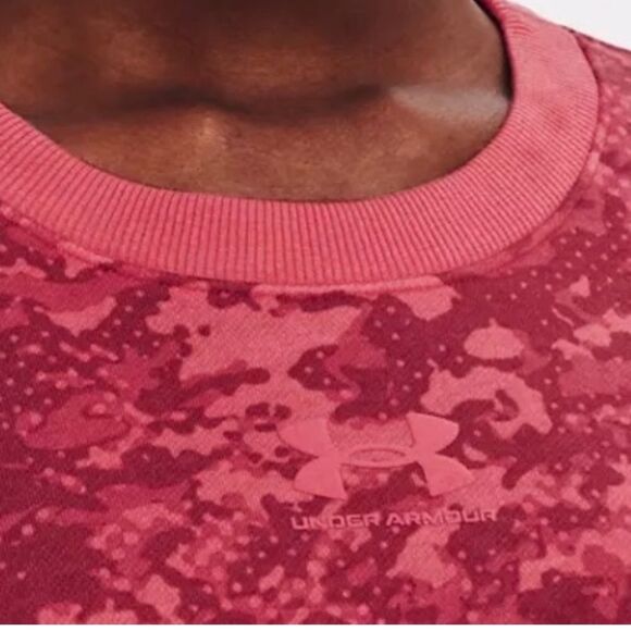 Under Armour Rival Fleece Camo Crew Womens Sweatshirt Medium NEW - Picture 6 of 10